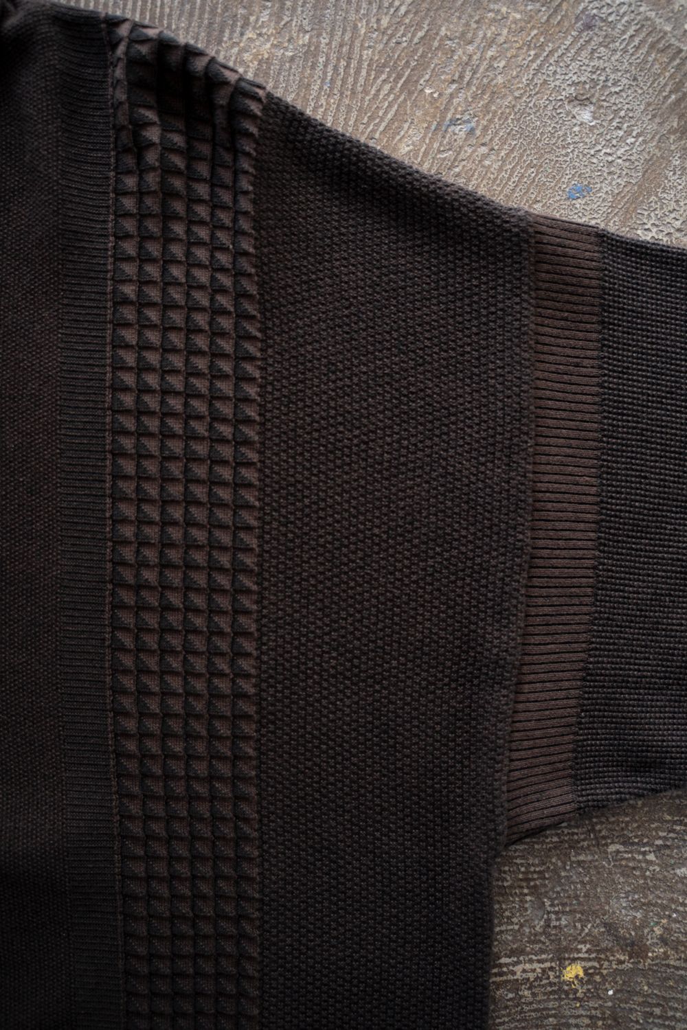 【26SS】Aotsuyu Knit Polo(BROWN)