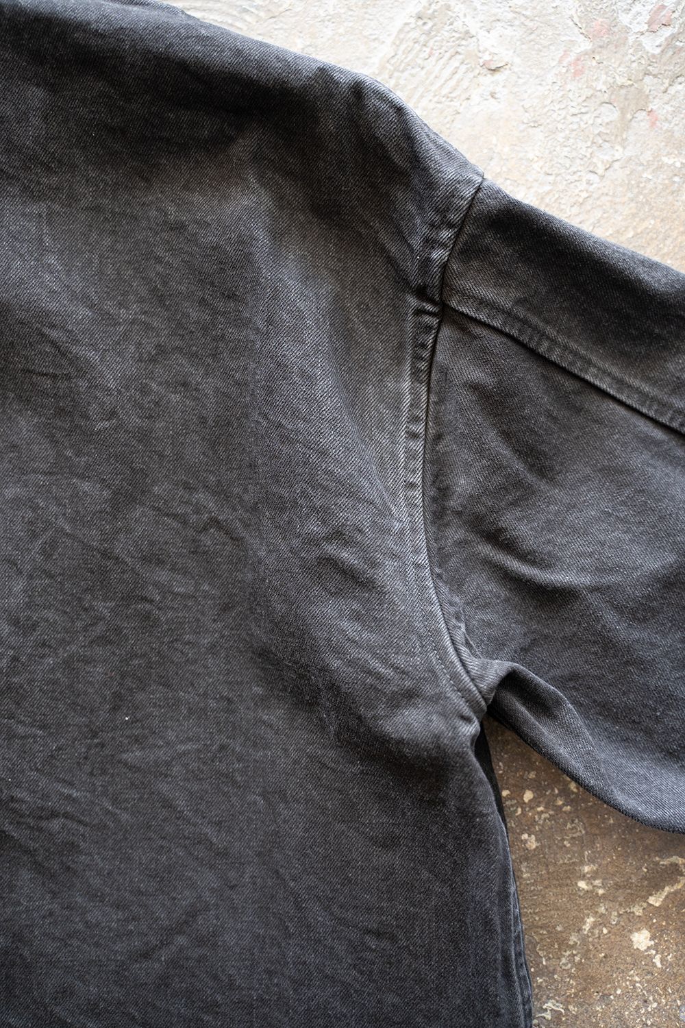 kontor - 【ラスト1点】【22AW】Denim Coverall Jacket(BLACK kontor - 【ラスト1点】【22AW】Denim Coverall Jacket(BLACK