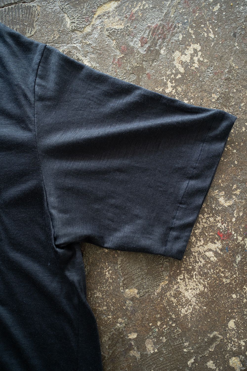 【ラスト1点】【25SS】ラミー半袖プルオーバーシャツ(NAVY)