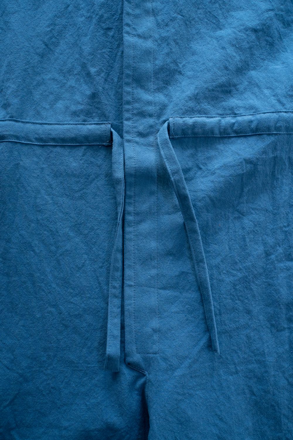【26SS】"joint(short)"pajama【オールインワン】(washed light cotton BLUE)