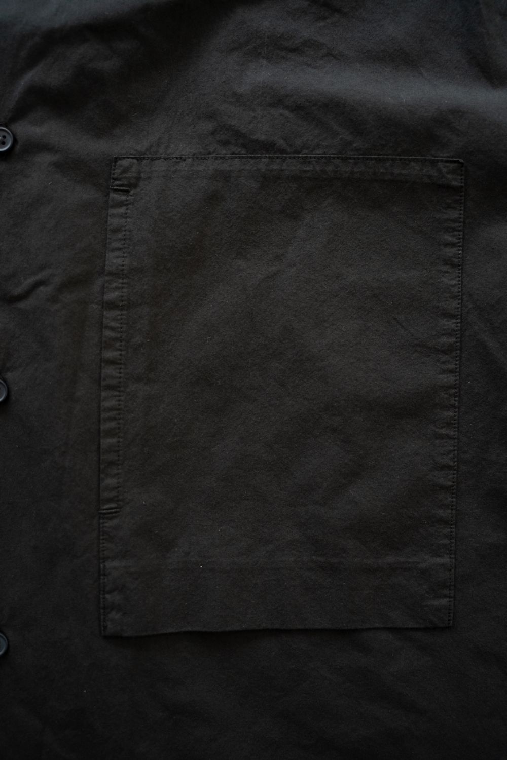 【ラスト1点】【25AW】ガーメントダイオーバーシャツ(INK BLACK)