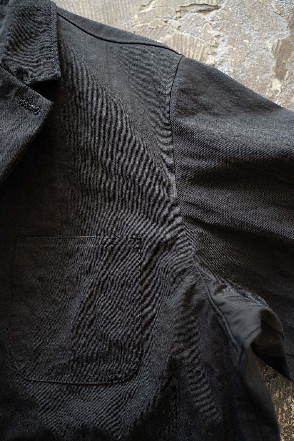 【ラスト1点】【24AW】Nylon Coverall Jacket(BLACK)