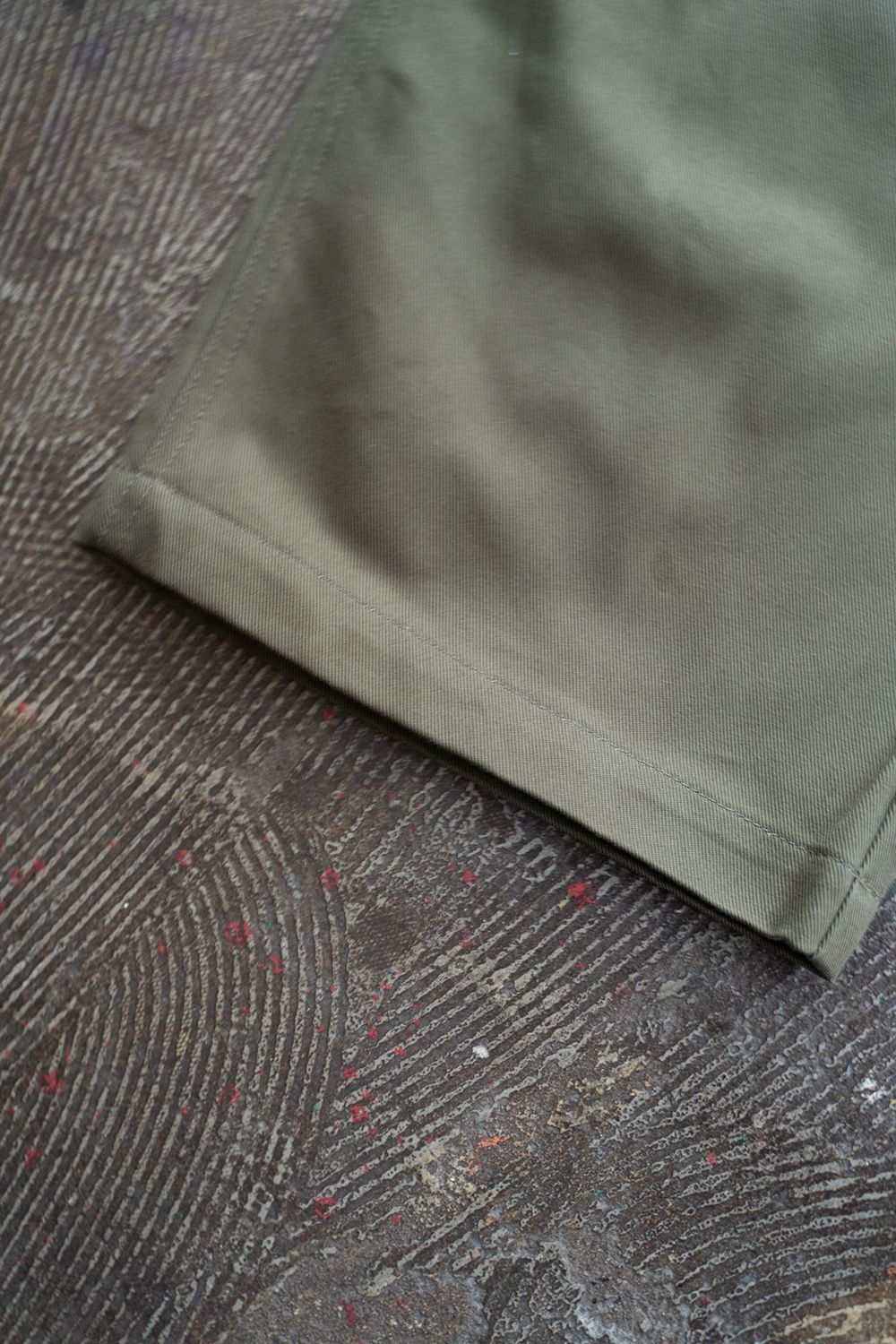 【ラスト1点】【25SS】コットンツイルワイドペインターパンツ(OLIVE)