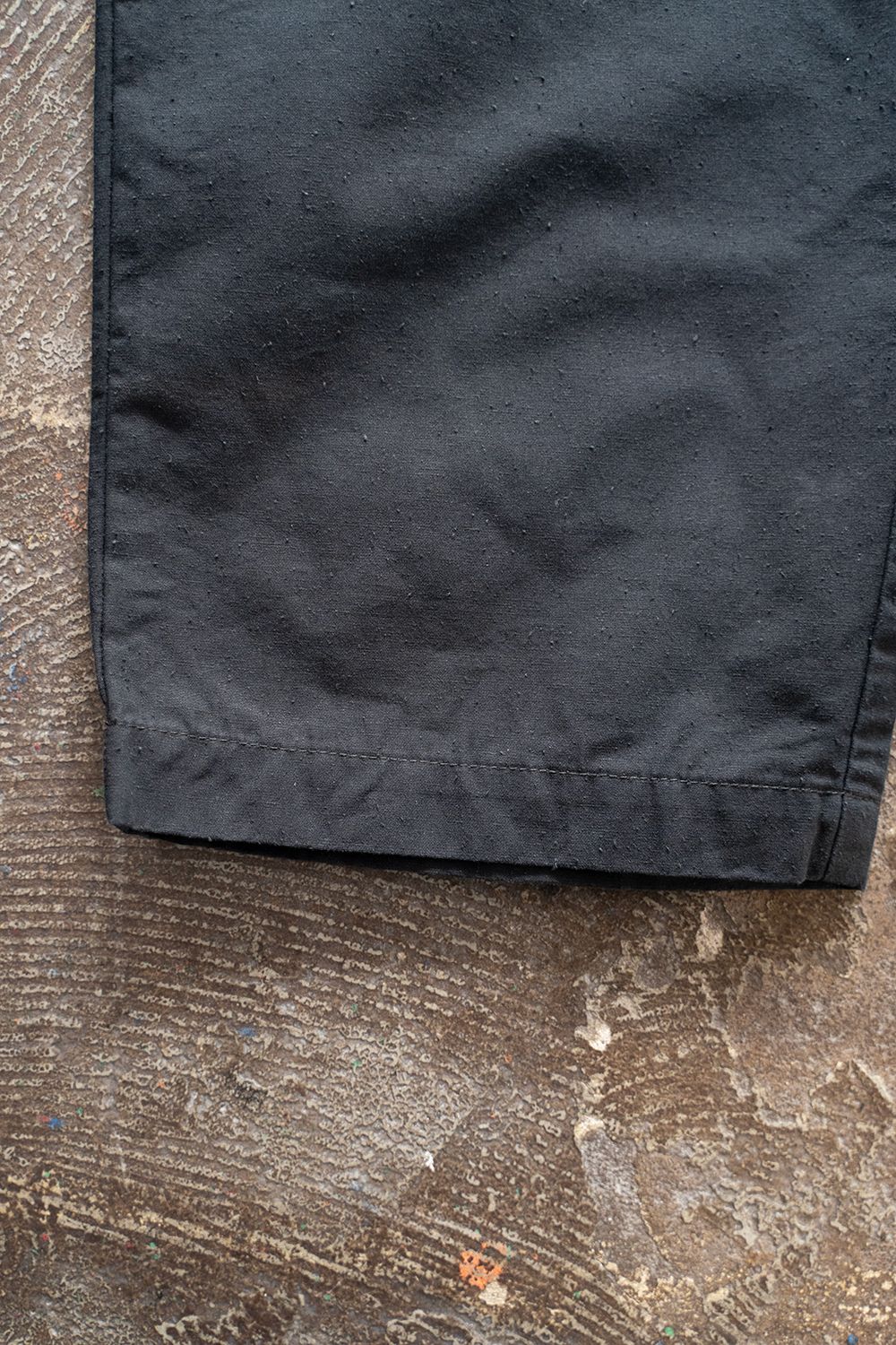 【ラスト1点】【23SS】シルクネップイージーパンツ(BLACK)