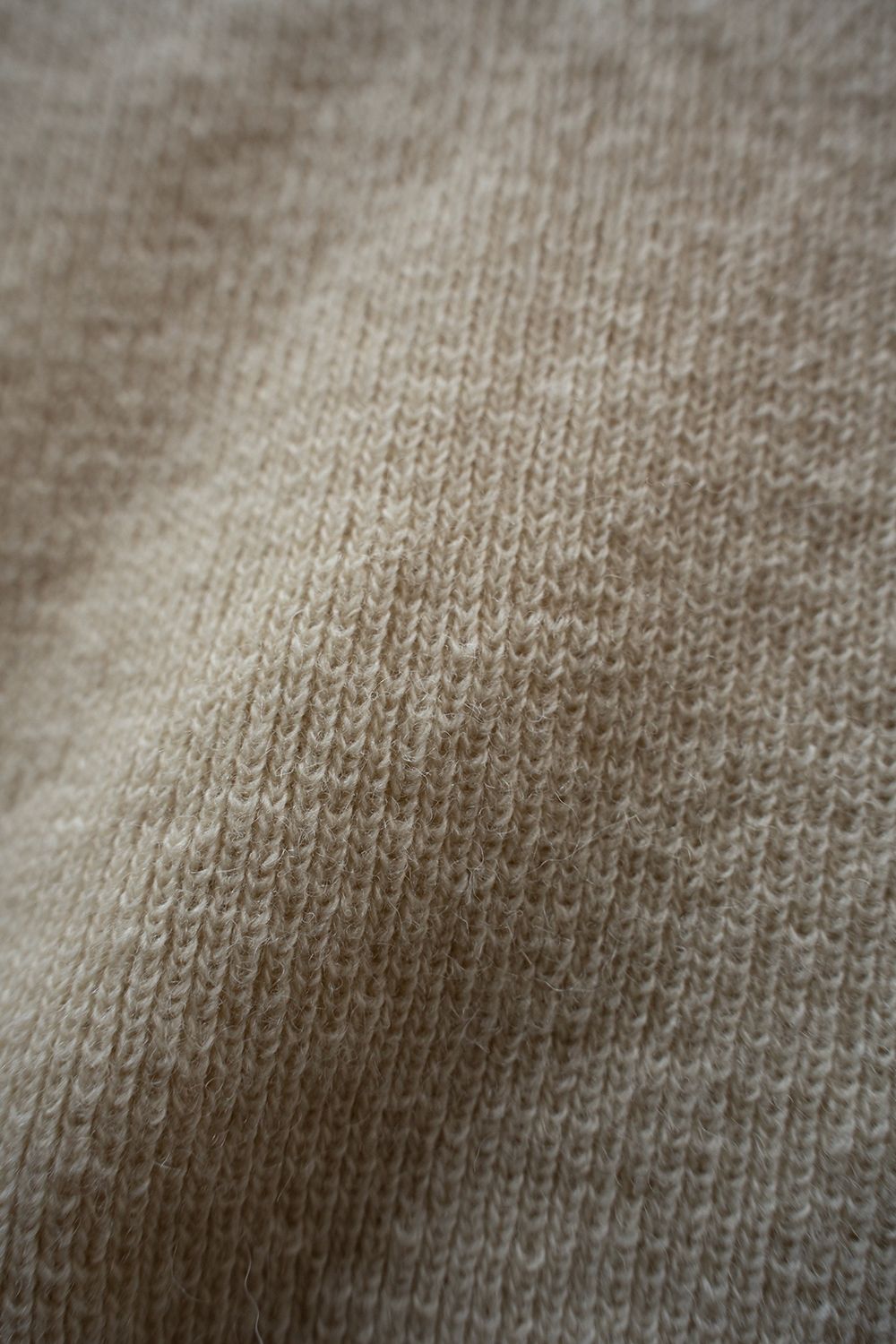 Hard twisted Shetlandwool GOB sweater(WHITE)