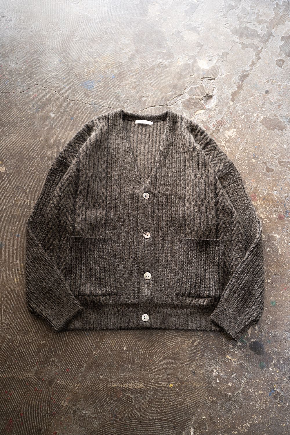 【25AW】Sekkei Mohair Cardigan(BROWN)