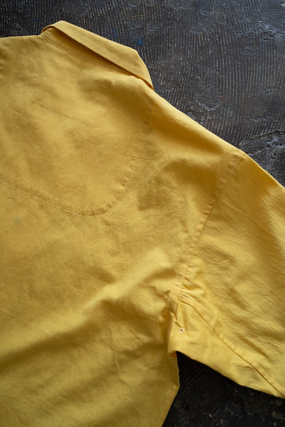 【ラスト1点】【25SS】"week s/s"pajama【セットアップ】(washed cotton YELLOW)