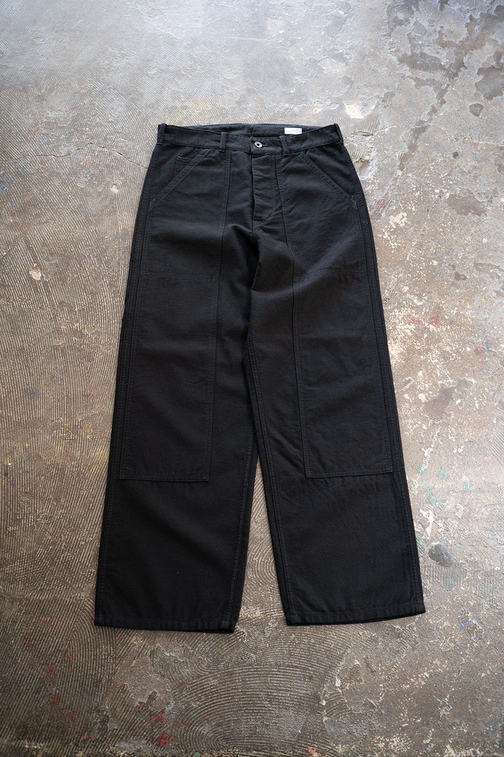 【25AW】Wool Cotton Work Pants(BLACK)