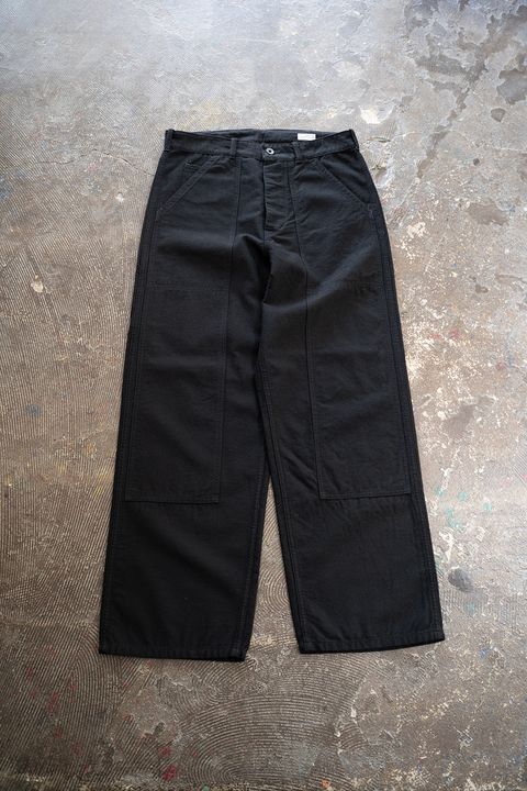 【25AW】Wool Cotton Work Pants(BLACK)