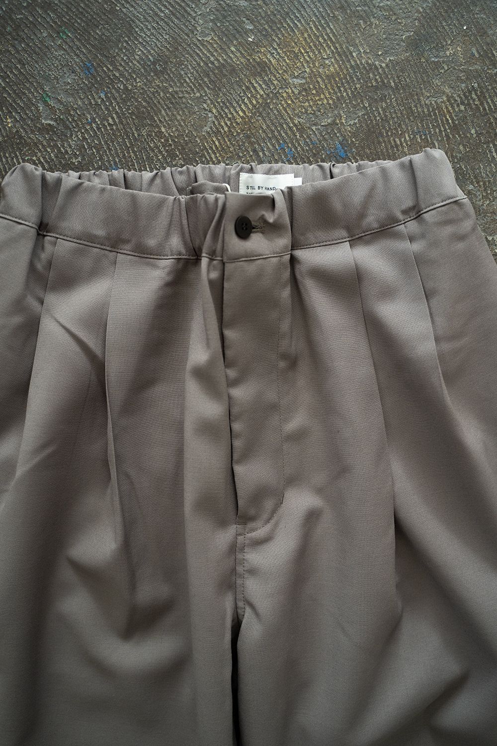 STILL BY HAND - 【ラスト1点】【24SS】ウォッシャブルウール混2