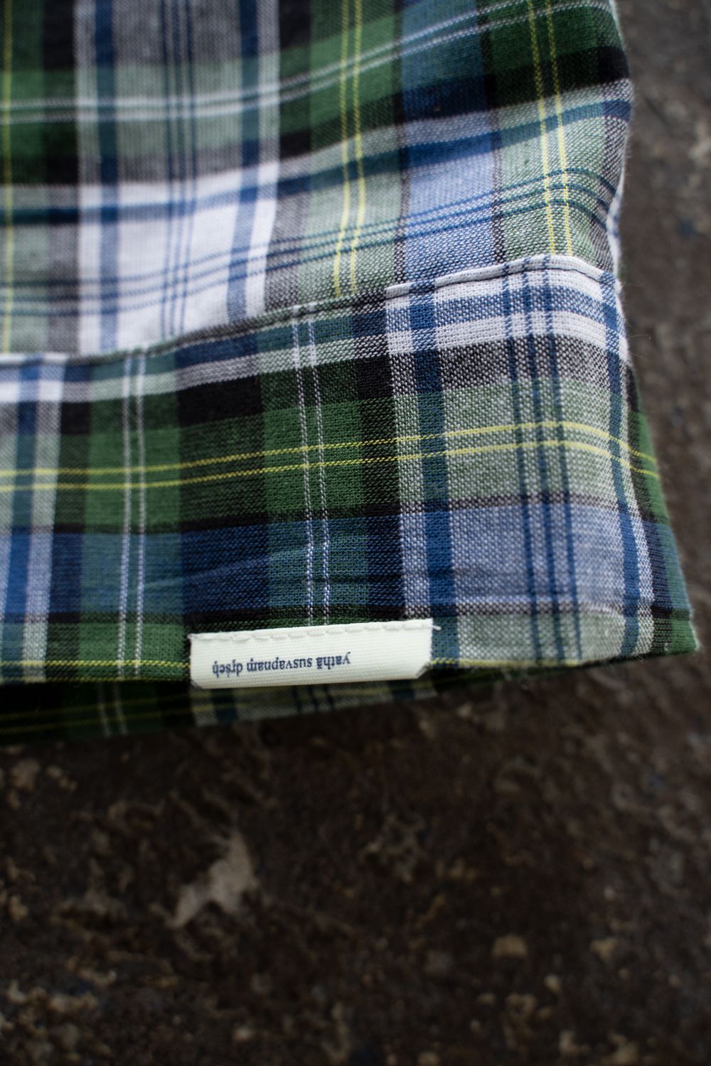 【26SS】"joint(short)"pajama【オールインワン】(MADRAS CHECK)