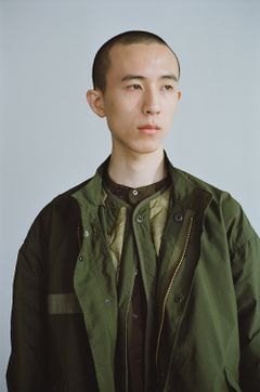 【ラスト1点】【22AW】スビンコットンナイロンオックスM65フィールドパーカー(OLIVE)