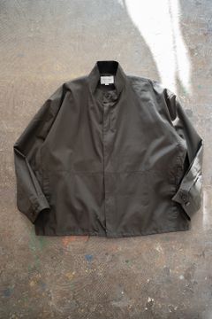 【ラスト1点】【22AW】甘撚りオックスショートブルゾン(CHARCOAL)