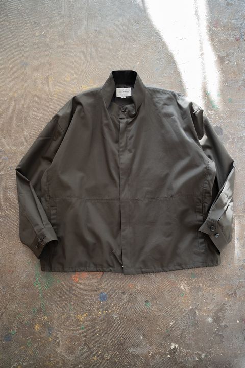 【ラスト1点】【22AW】甘撚りオックスショートブルゾン(CHARCOAL)