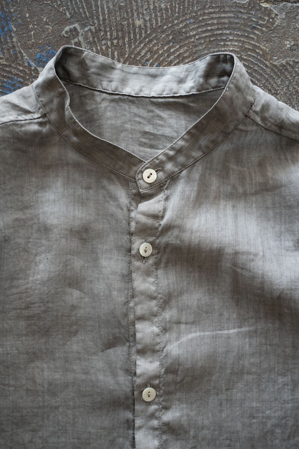 ラミーシルクシャツ(松煙)