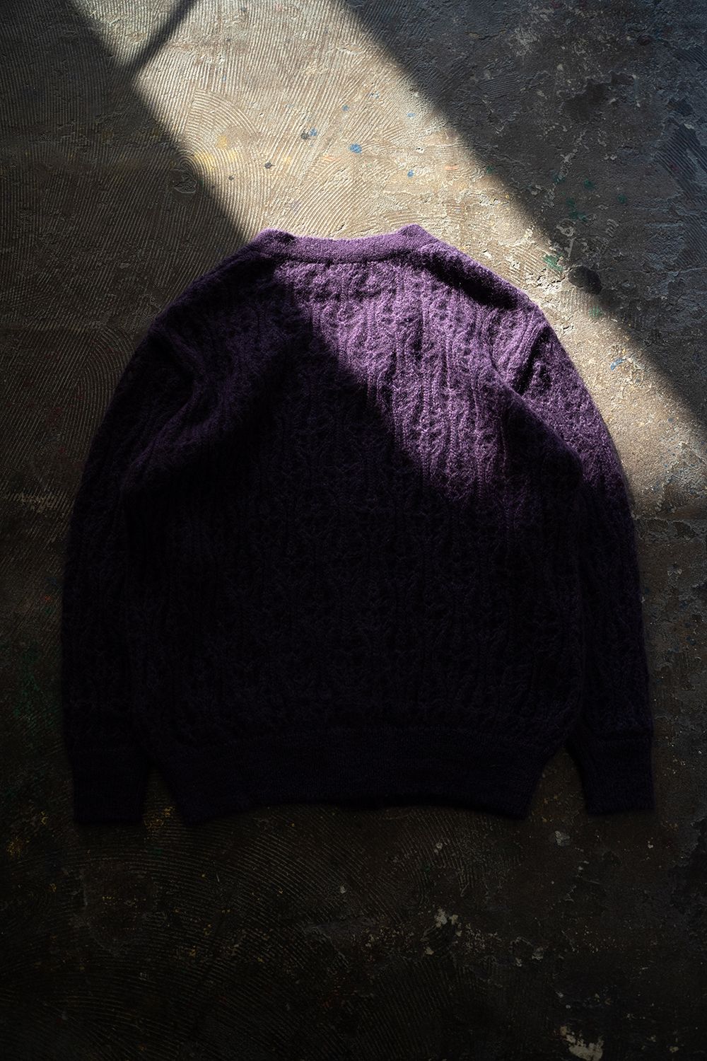 【ラスト1点】【24AW】Melt Cardigan/メルトカーディガン(PURPLE)