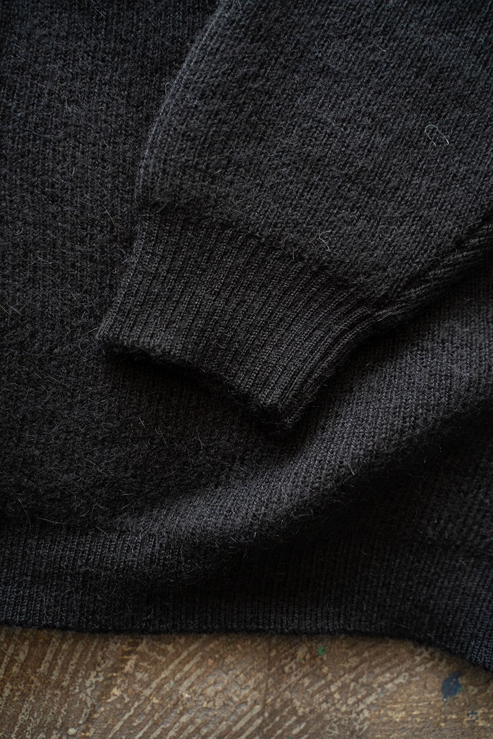 STILL BY HAND - 【ラスト1点】【24AW】アルパカ片畦編み