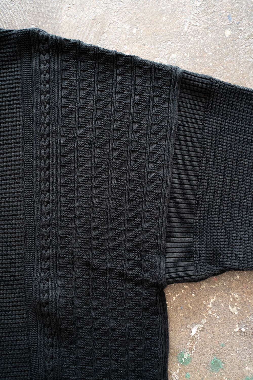 【ラスト1点】【22AW】Yukisora Cardigan(BLACK) - 0