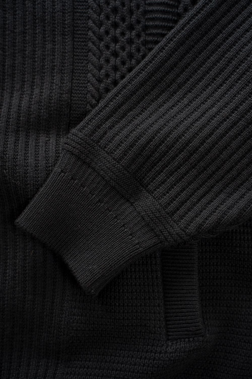 【26AW】Akiiro Drivers Knit(BLACK)