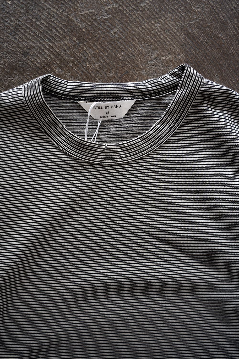 【26SS】ボーダーTシャツ(GREY×BLACK)