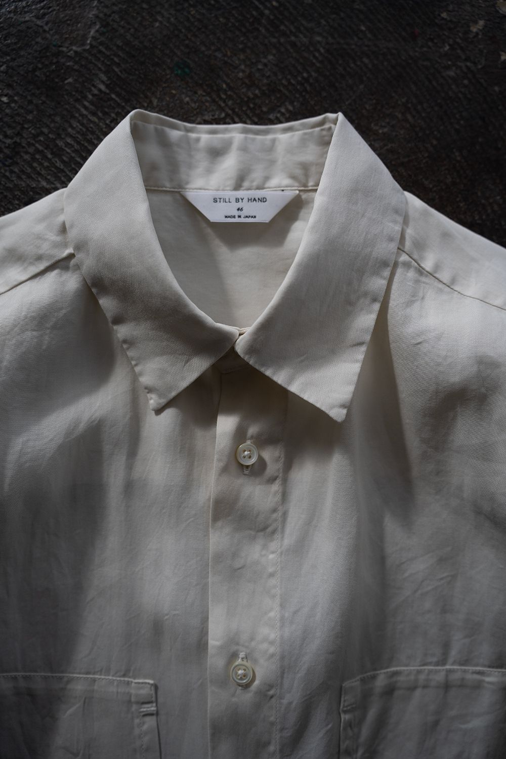 【26SS】ガーメントダイオーバーシャツ(ECRU)