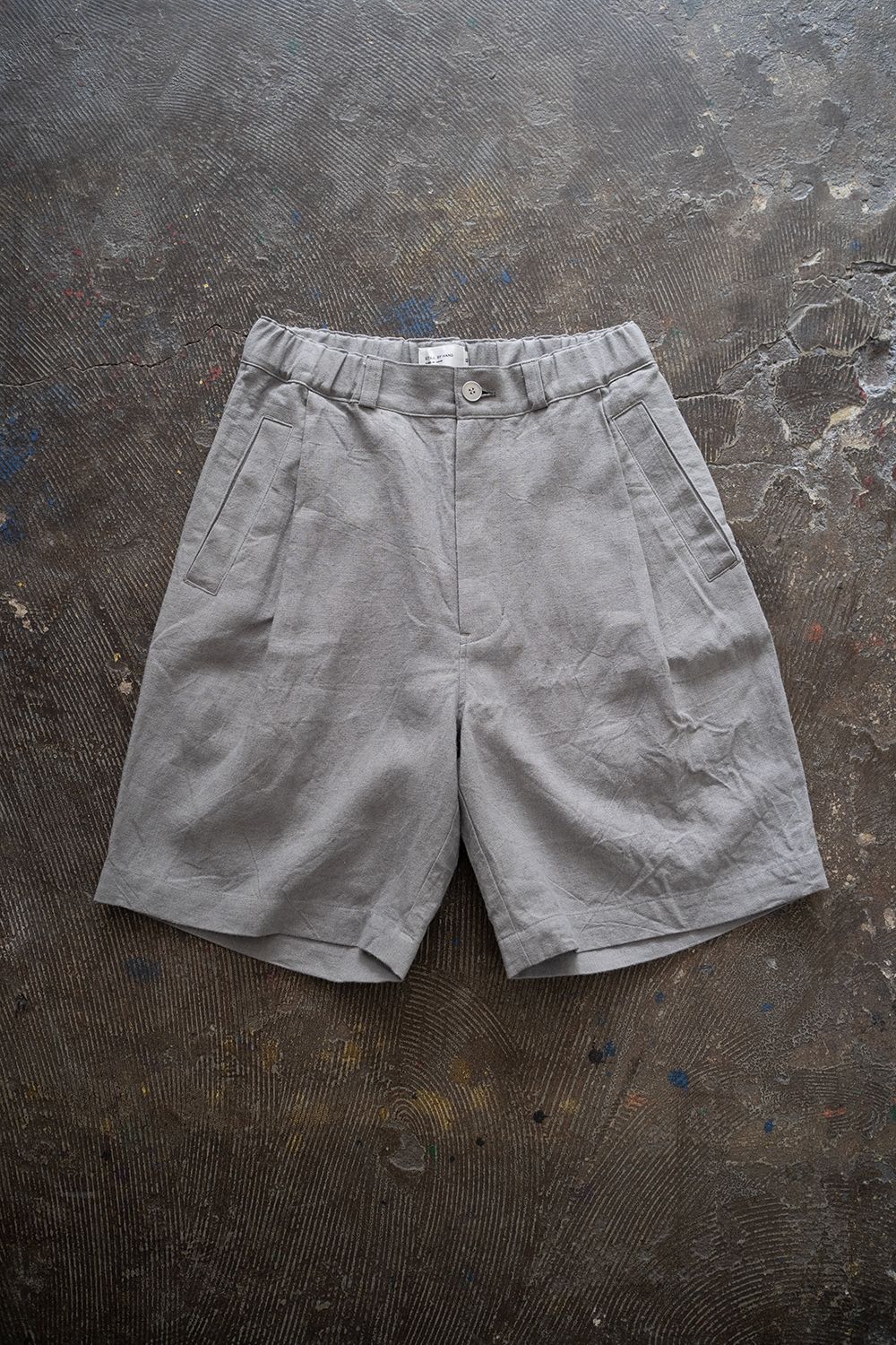 Indigosea リネンシンシアショートパンツ STILL BY HAND - 【ラスト1点】【24SS】リネン×ラミーハーフ