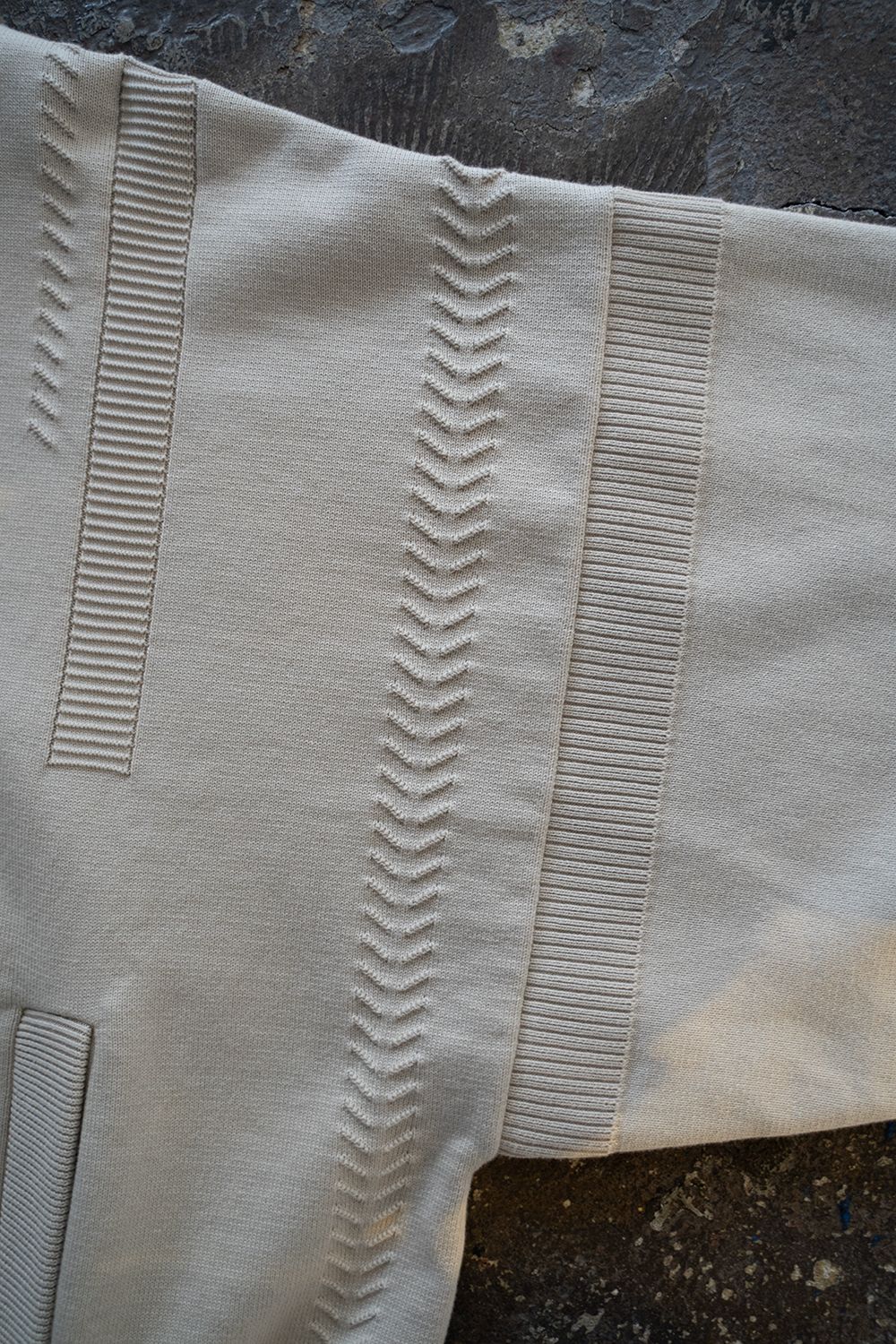 【ラスト1点】【24SS】Mebuki Knit Blouson(PEARL GRAY)