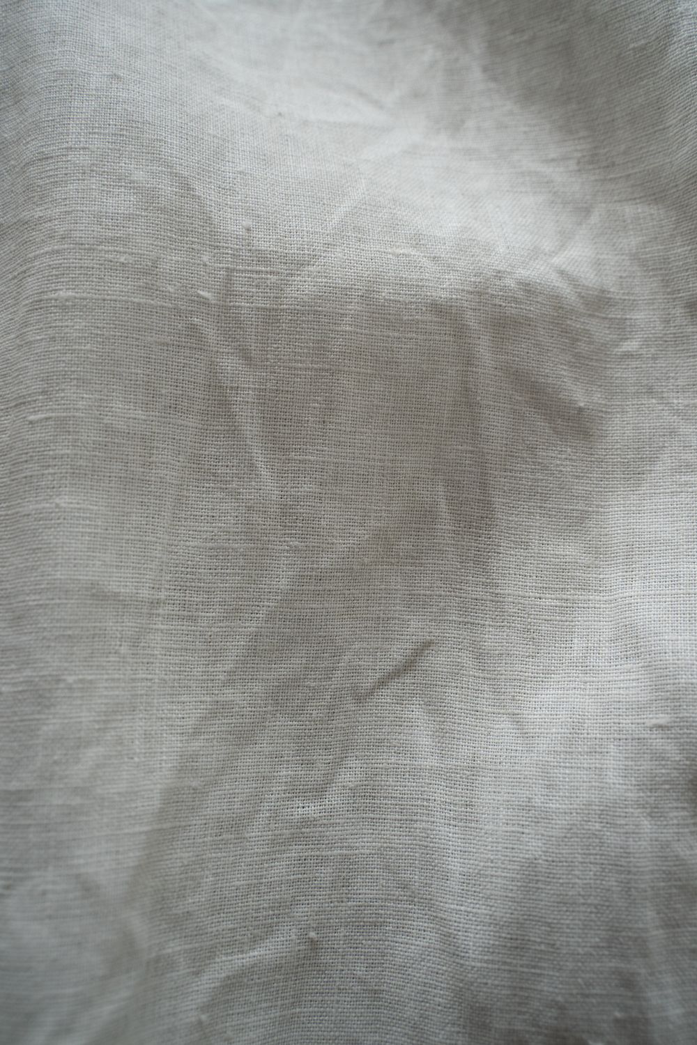 大麻シャツ 3(ベンガラ白)