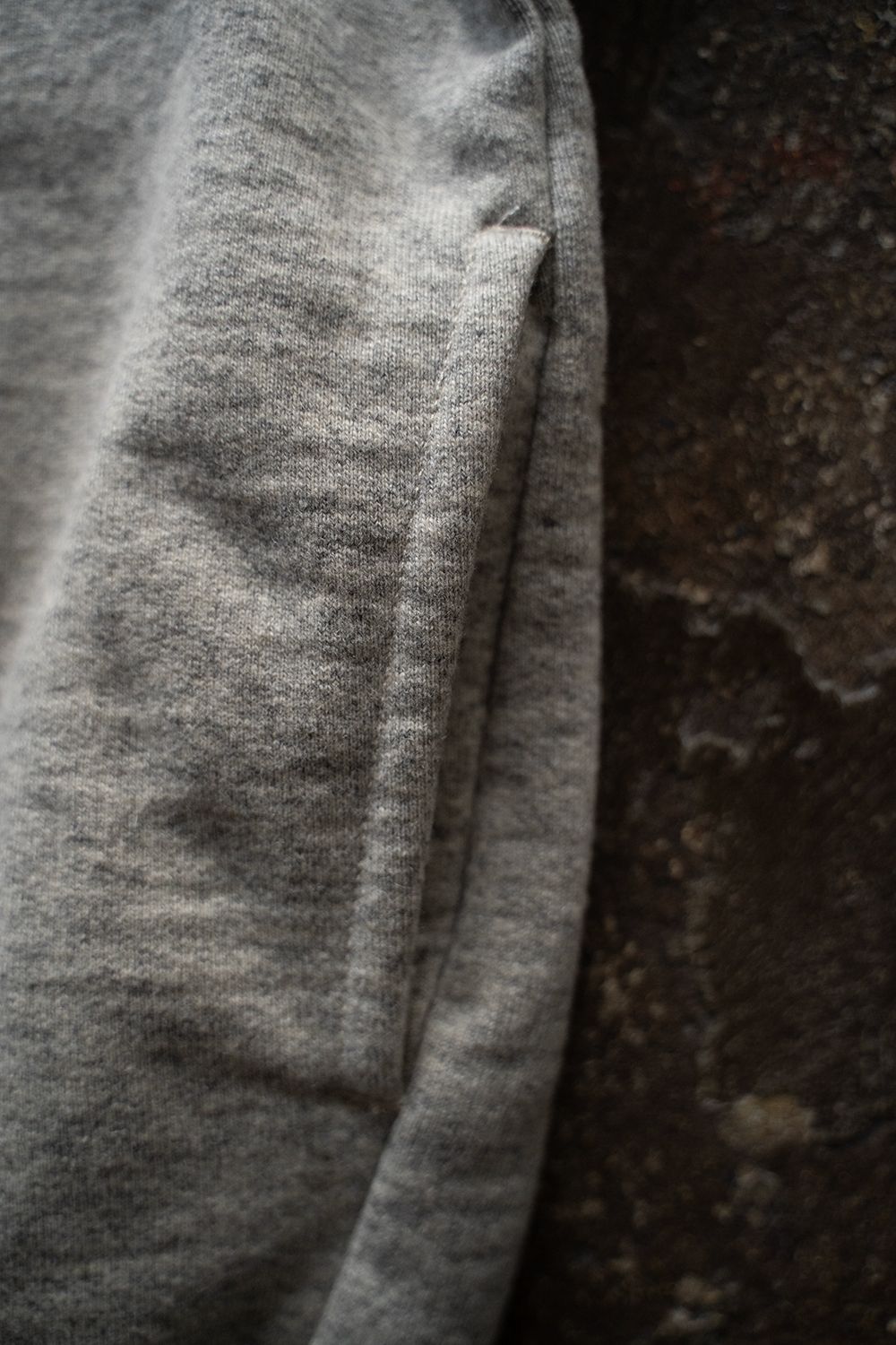 【ラスト1点】wool french terry turtle neck sweatshirt/ウールフレンチテリータートルネックスウェットシャツ(LIGHT GRAY)