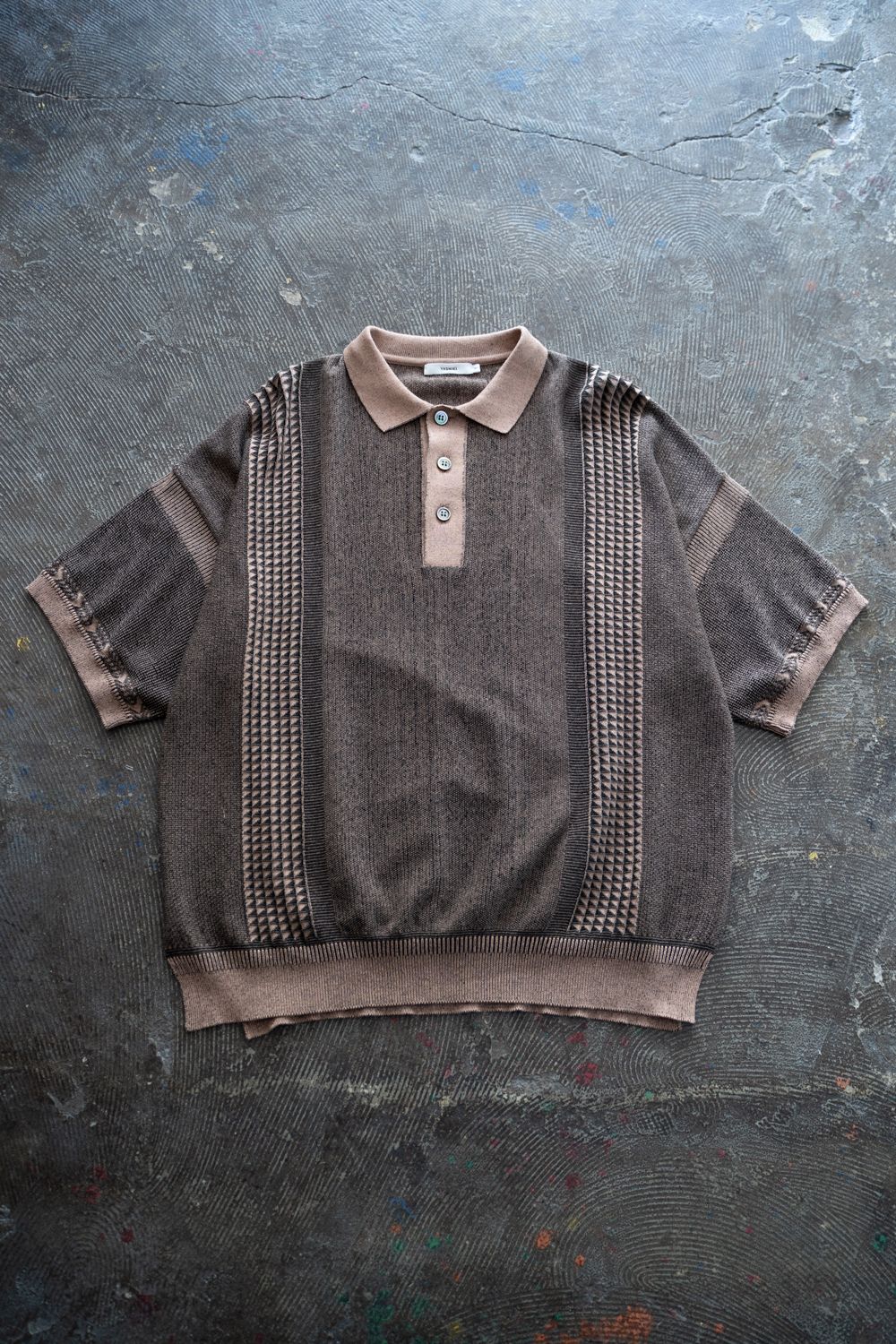 【26SS】Aotsuyu Knit Polo(PINK)