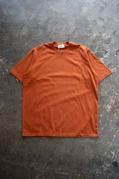 【ラスト1点】【24SS】Loopwheele Crew Neck T-Shirts(TERRA COTTA)