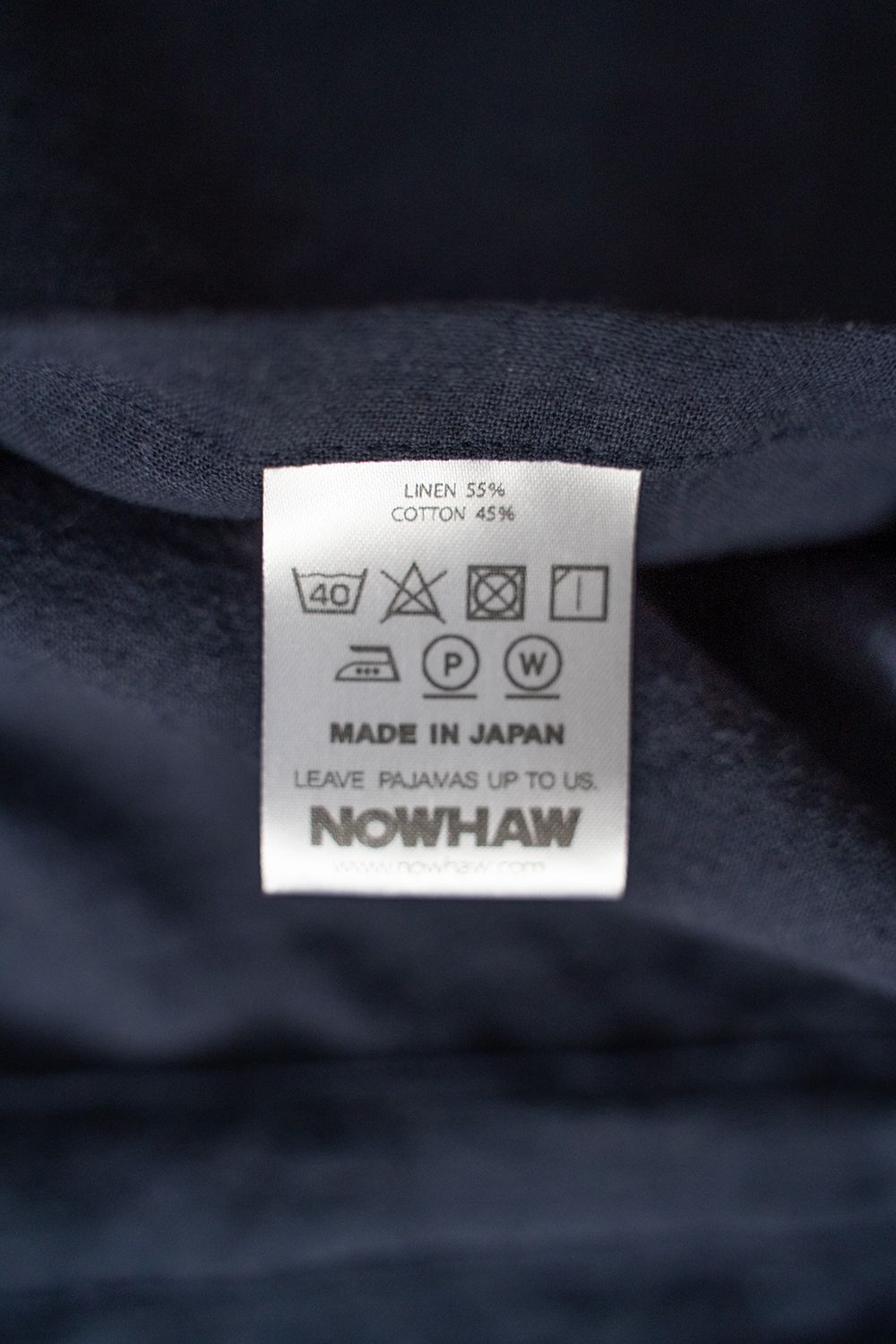 【ラスト1点】【23SS】"joint(short)"pajama【オールインワン】(LINEN COTTON NAVY)