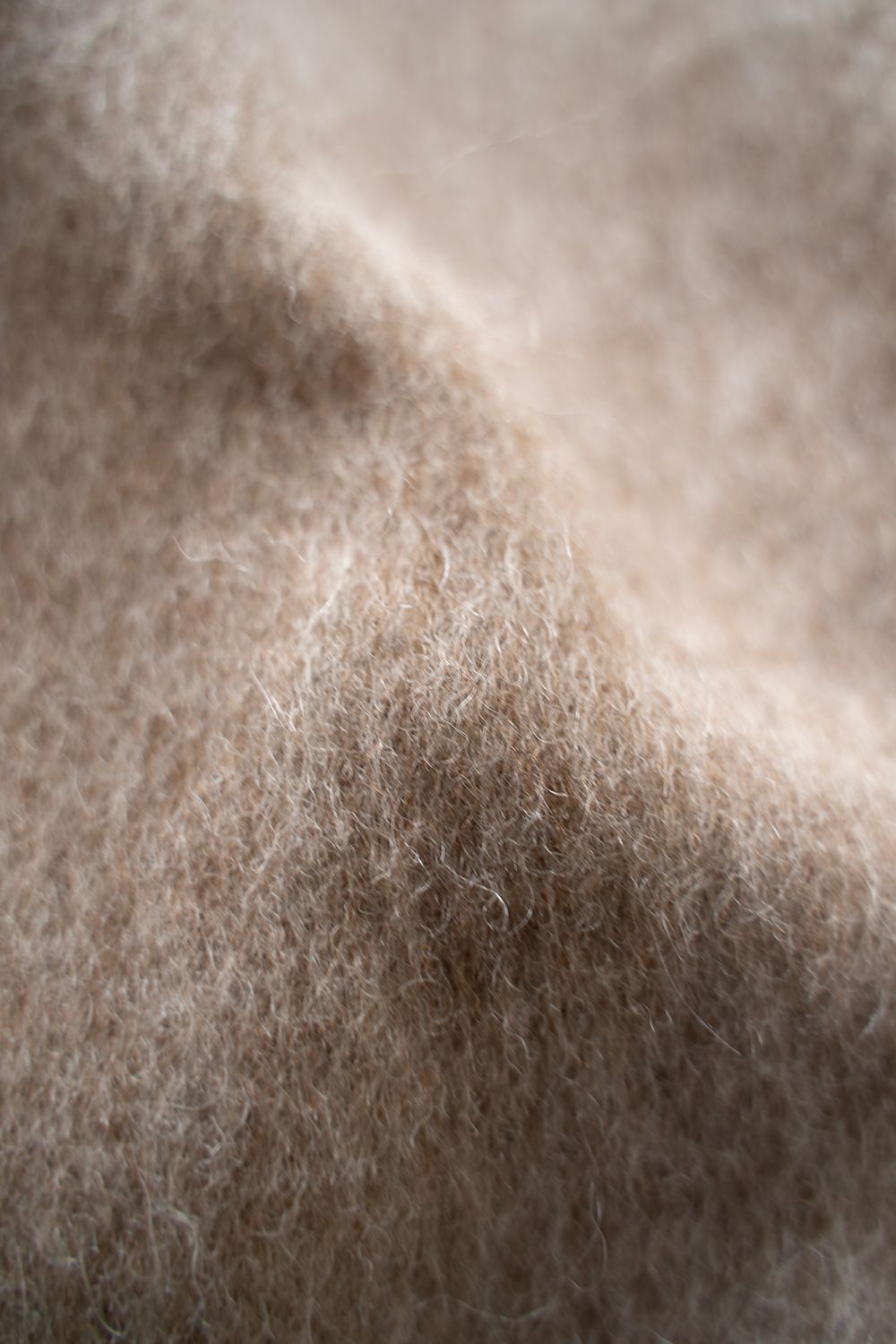 【25AW】Mohair Shaggy Zip Jacket/モヘアシャギージップジャケット(BEIGE)