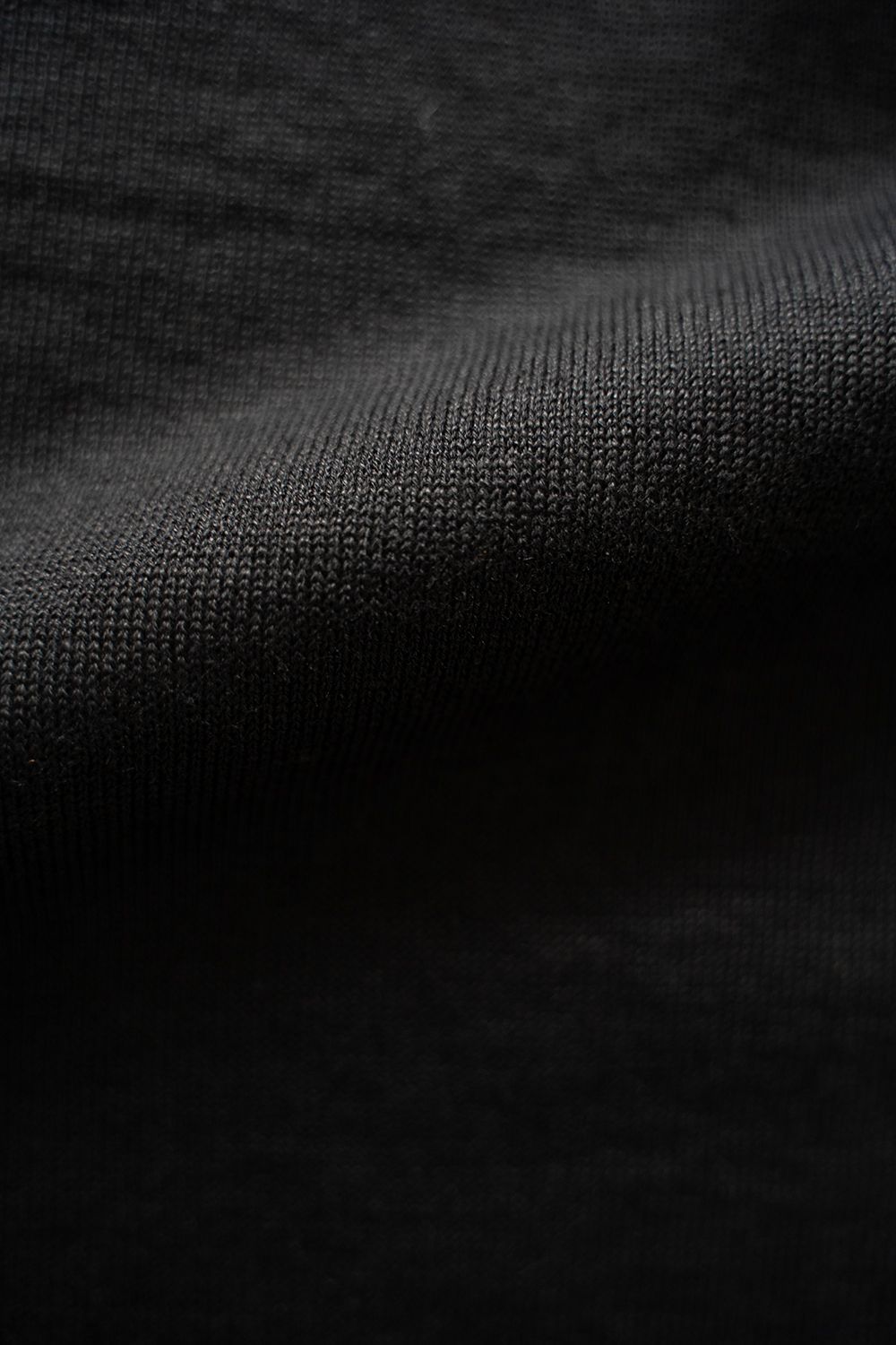 【ラスト1点】【25SS】リネン×コットンニットTee(BLACK)