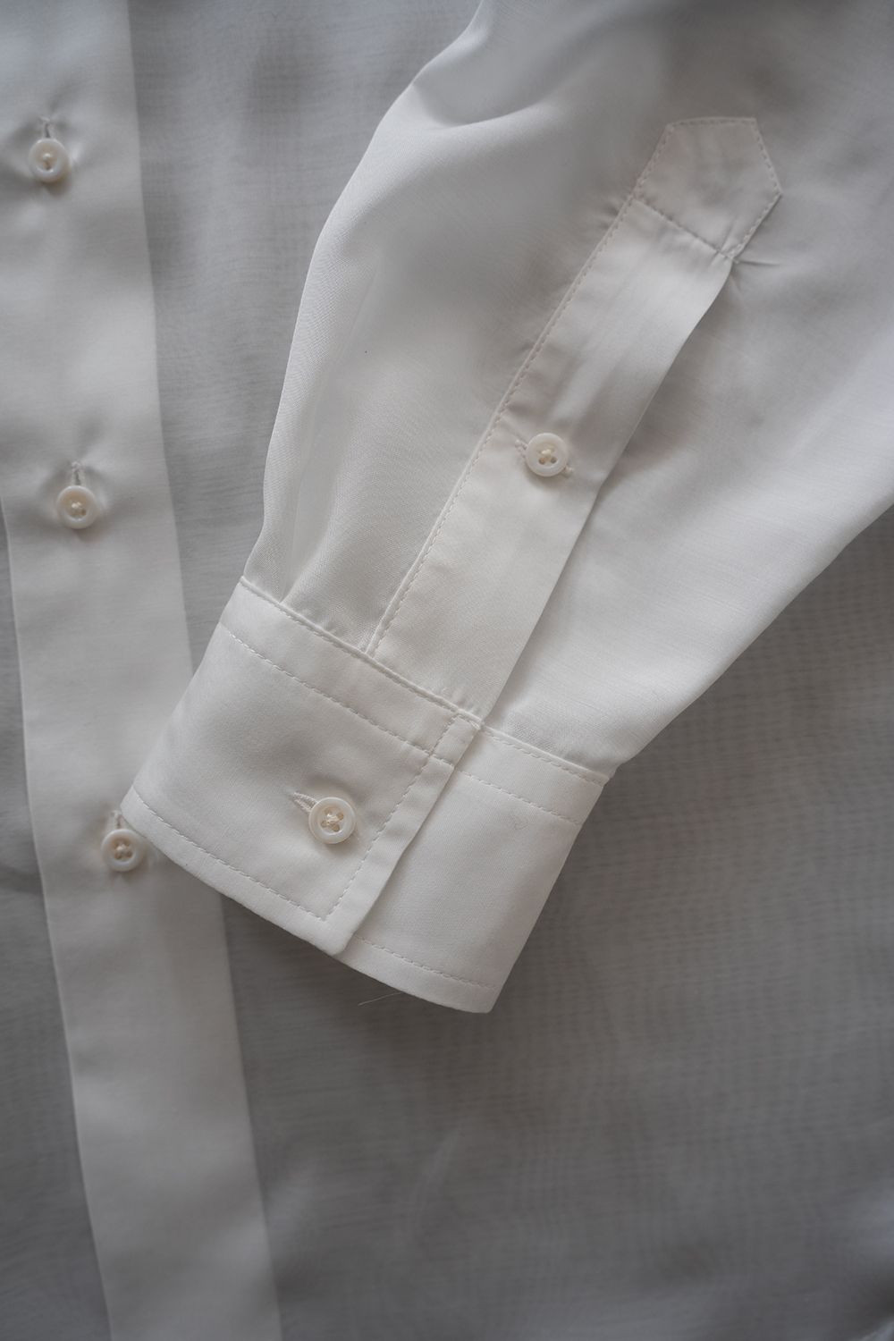 【26SS】Sheer Light Shirt/シアーライトシャツ(WHITE)