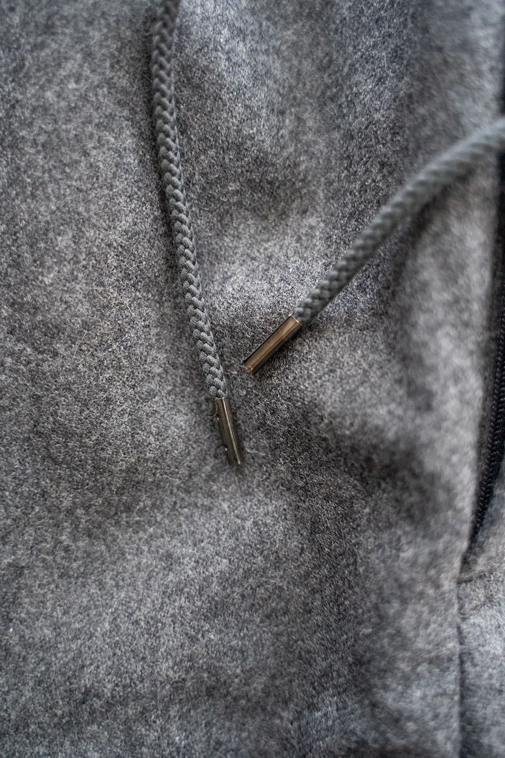 【ラスト1点】【22AW】ウールフラノイージーパンツ(GRAY)