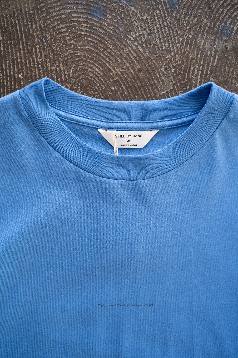 【ラスト1点】【23SS】"Zwischen Oberfläche und Punkt"Tシャツ(BLUE)