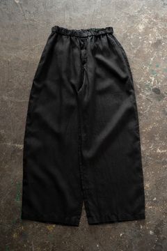 大麻ワイドパンツ(黒)