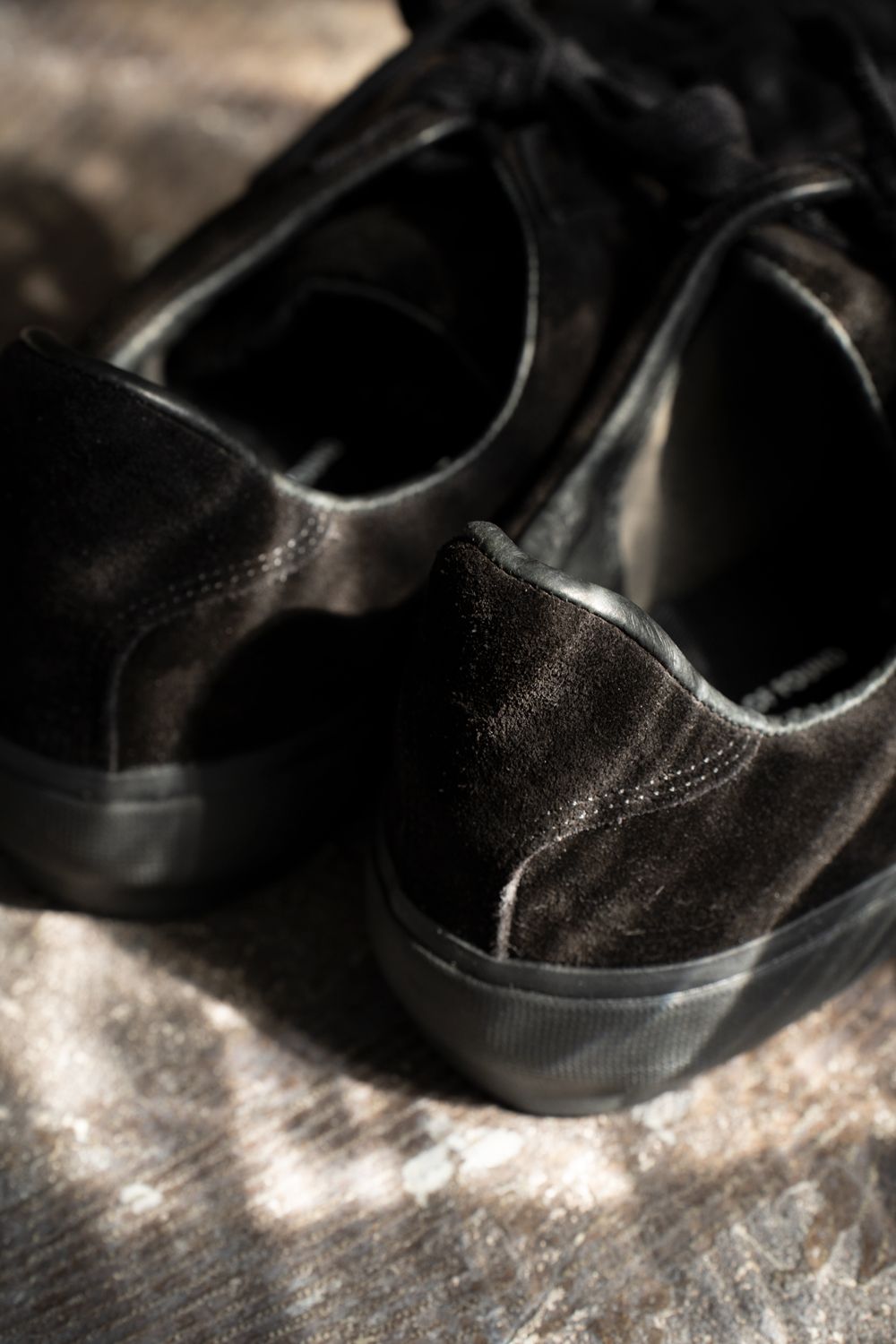 【25AW】REPRODUCTION OF FOUND×STILL BY HANDスウェードスニーカー(BLACK)