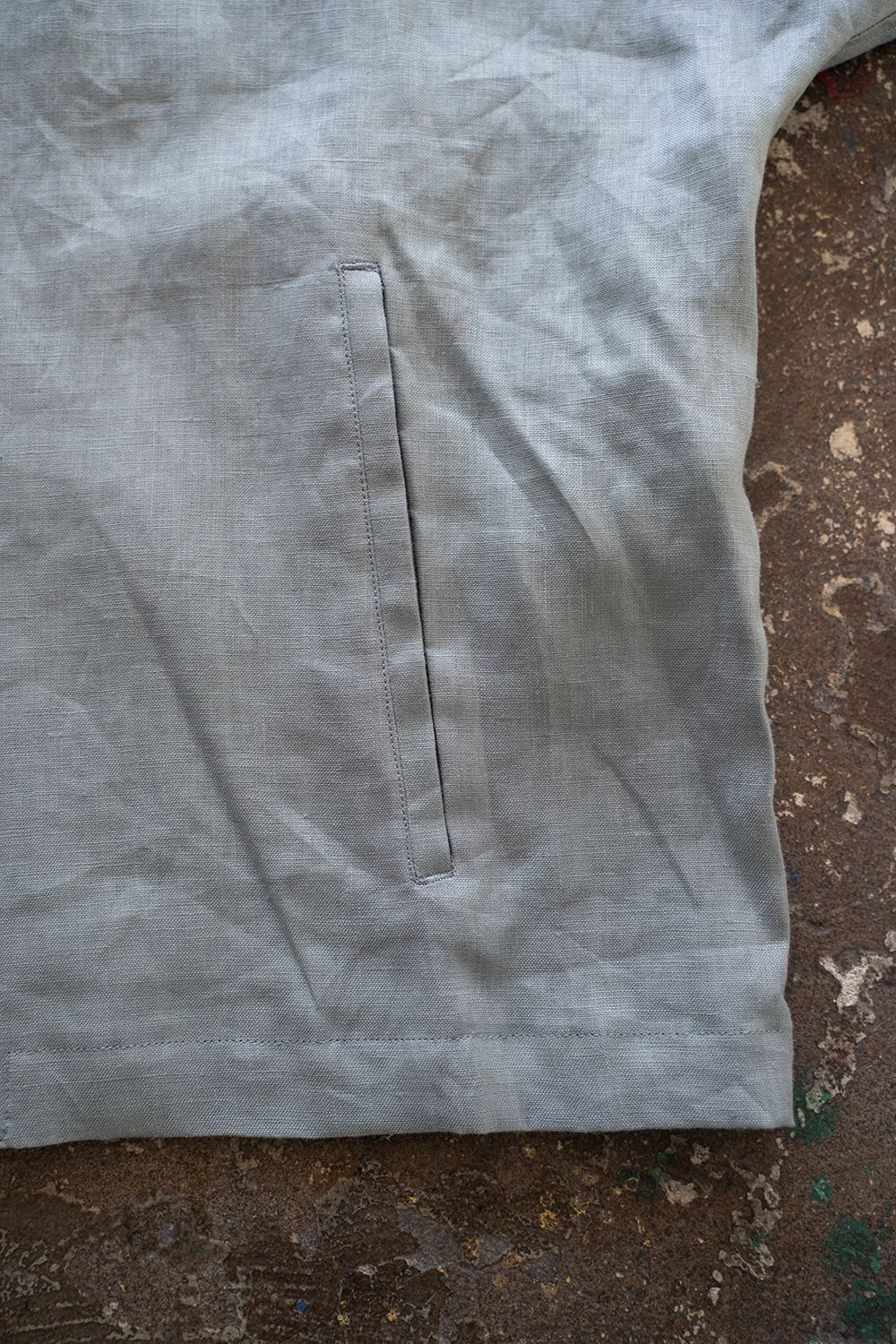STILL BY HAND - 【ラスト1点】【23SS】リネンノーカラー