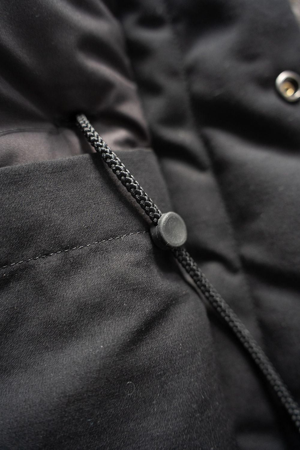 【25AW】強撚ナイロンダウンブルゾン(INK BLACK)