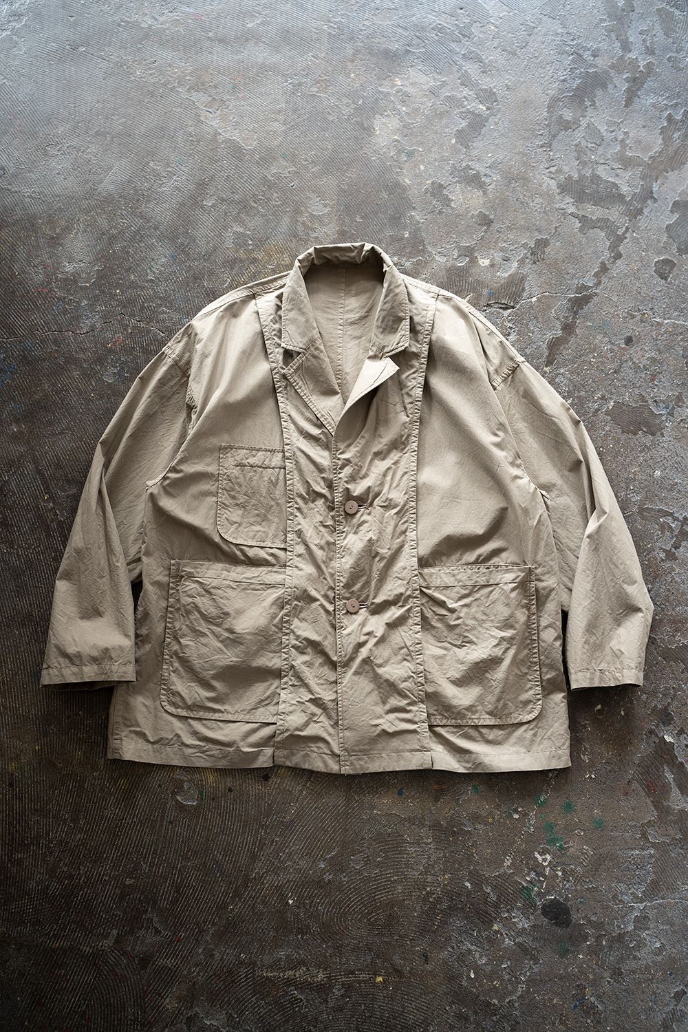 【ラスト1点】【22SS】Reversible 2 Button Jacket(KHAKI)