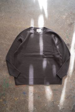【ラスト1点】【22AW】カシミア混ホールガーメントニット(BROWN)
