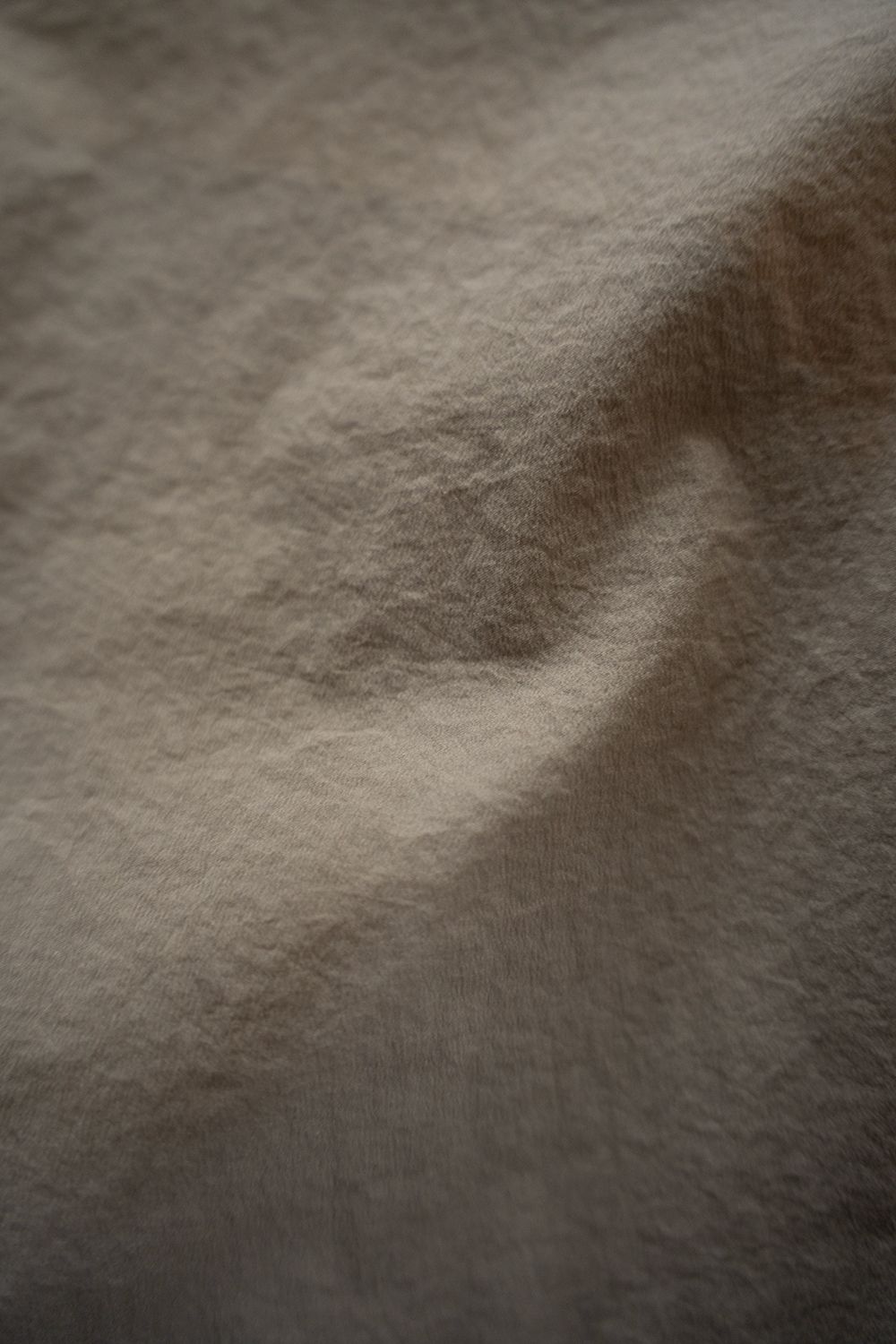 【25AW】シンサレートオープンカラーシャツブルゾン(GREIGE)