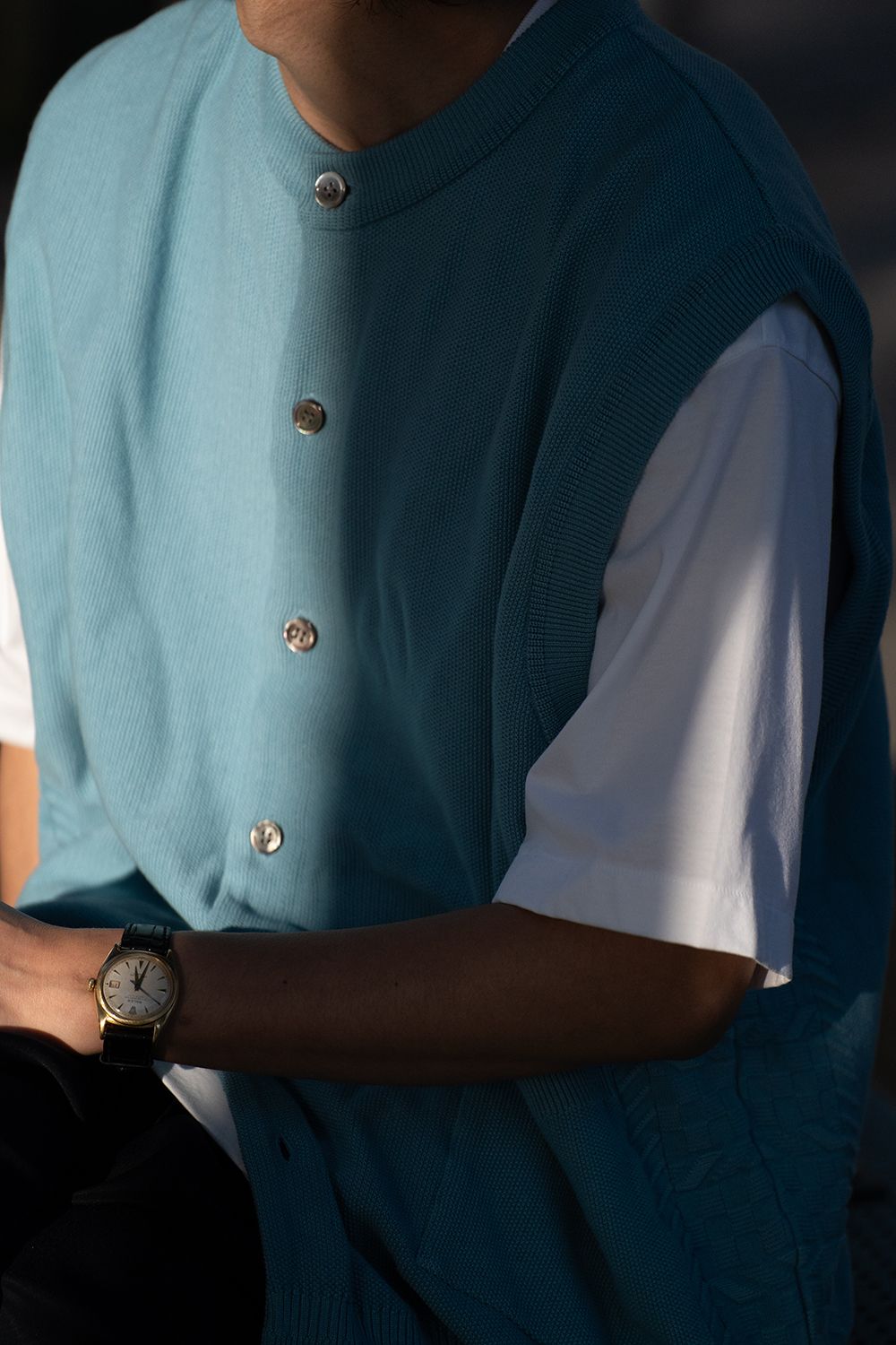 【24SS】Tsukushi Vest(SKY BLUE)