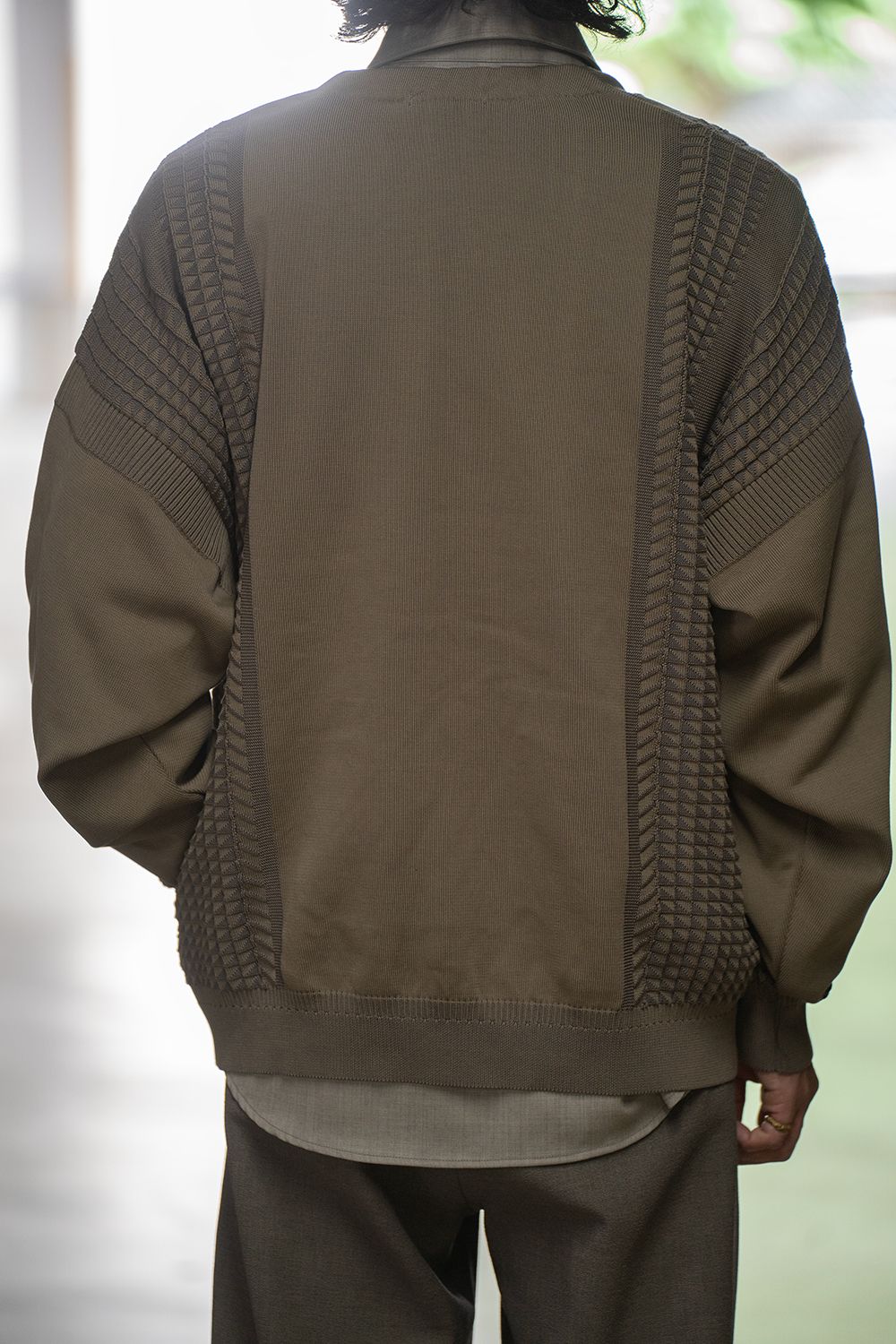 【ラスト1点】【25AW】Hakuhyo Zip Cardigan(BEIGE)