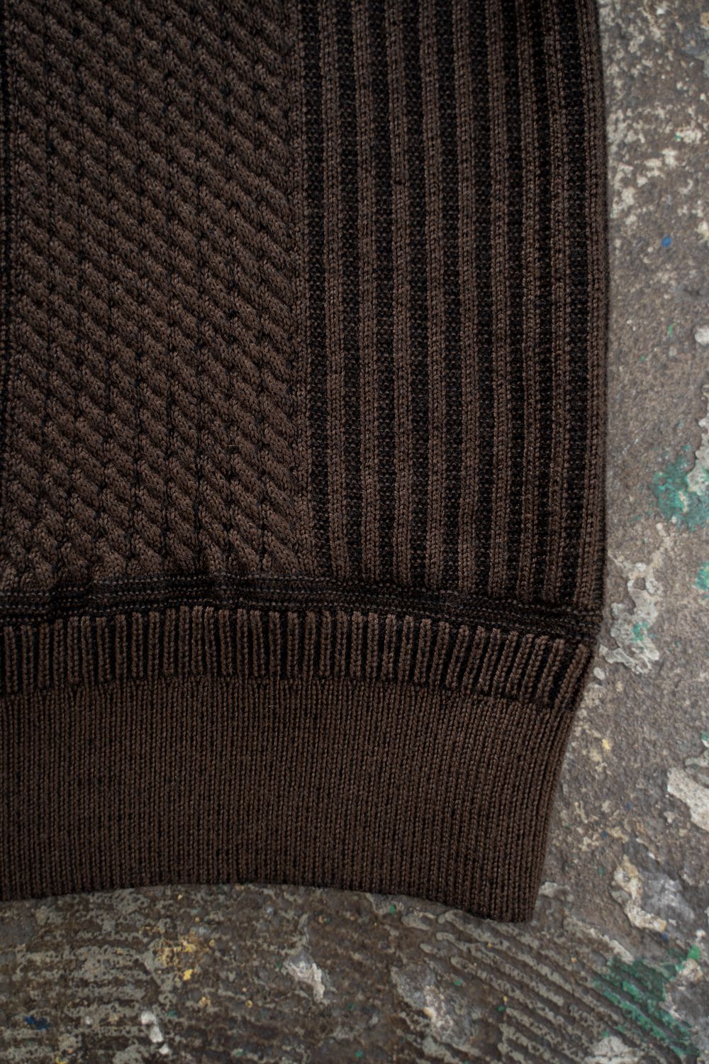 【26AW】Teriha Zip Polo(BROWN)