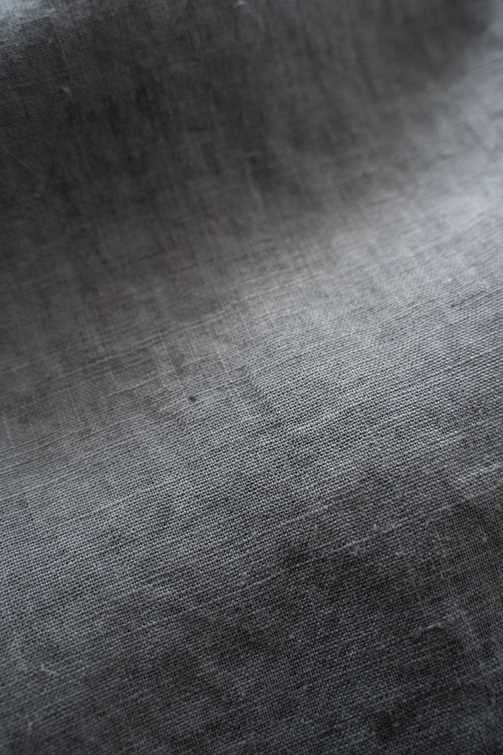 大麻シャツ大 (薄炭)