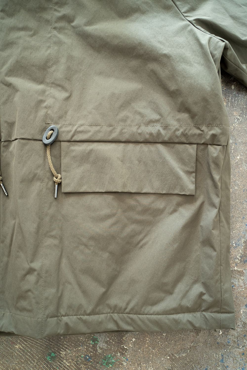 【ラスト1点】【22AW】ソロテックスフーデッドブルゾン(OLIVE)
