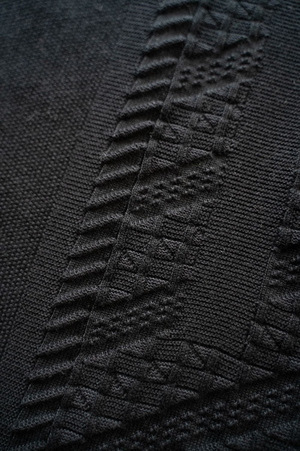 【ラスト1点】【24SS】Kusaho Cardigan(BLACK)